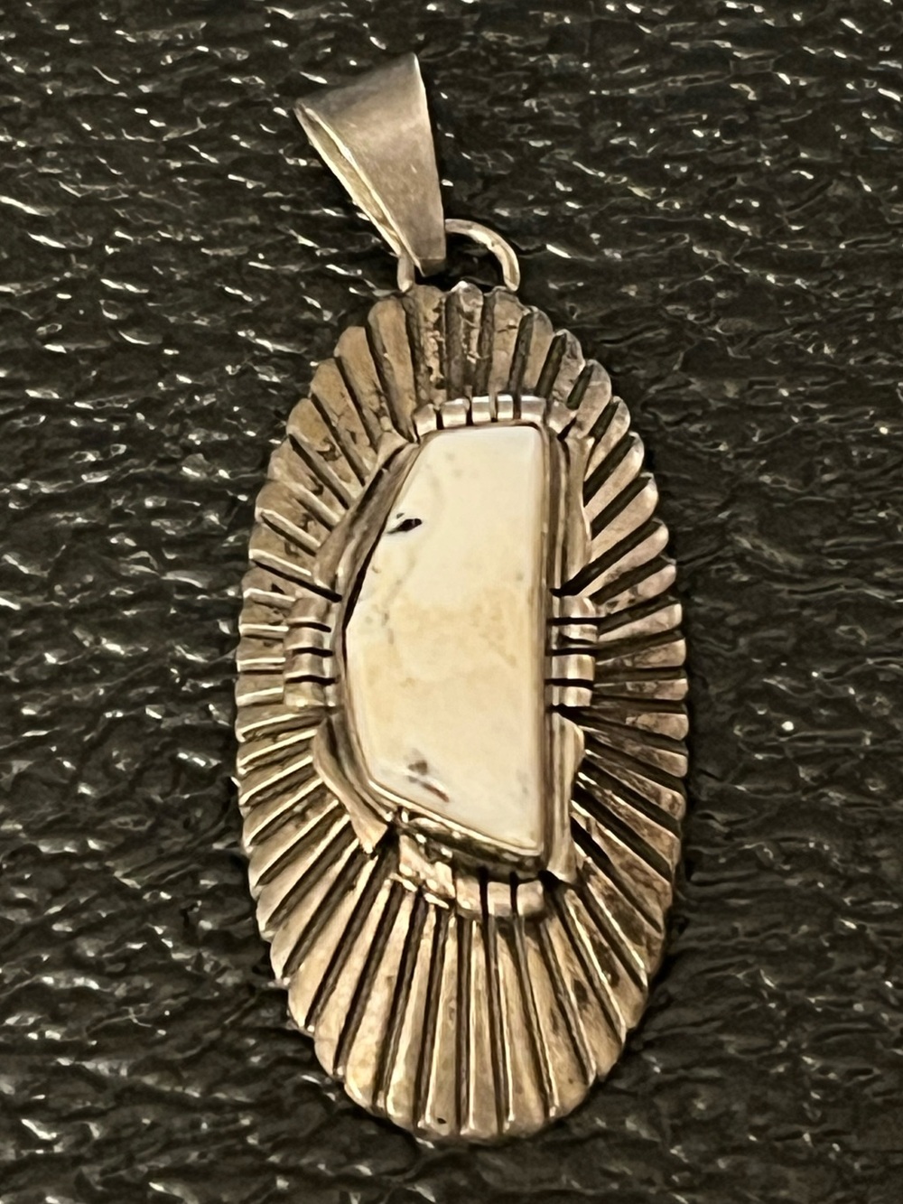 Vintage Native American wild horse pendant